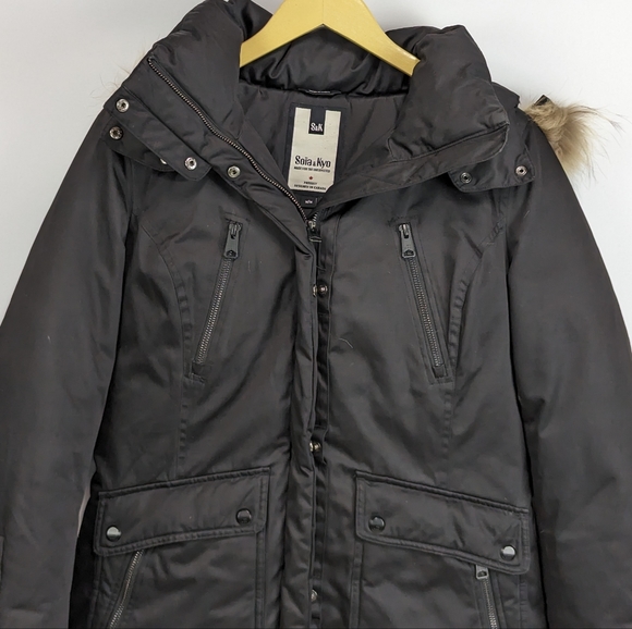 Soïa & Kyo Down Coat, Soia & Kyo Parka, Women's Medium - Picture 1 of 15